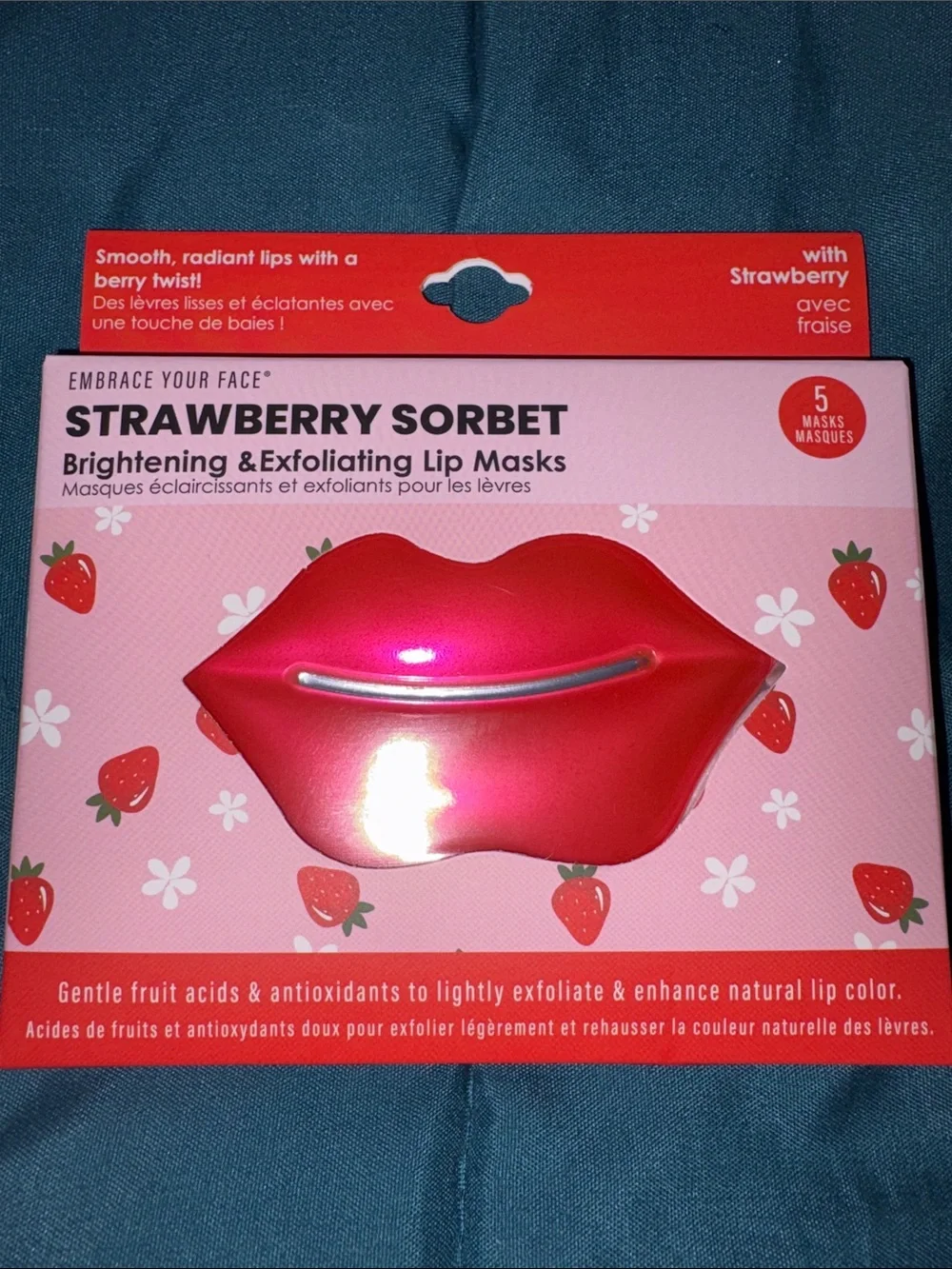 Embrace Your Face strawberry sorbet